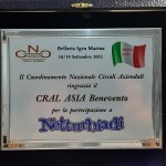 targa partecipazione NETTURBIADI 2021